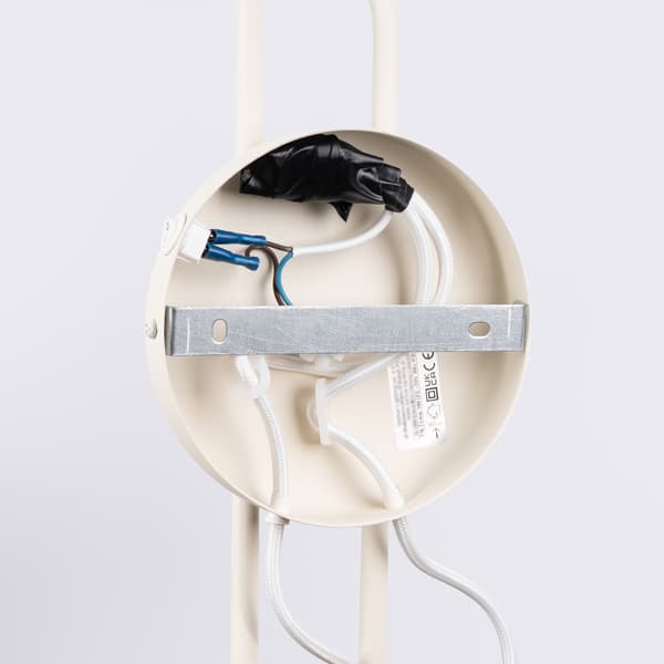 Vägglampa NOX 2 beige med strömbrytare
