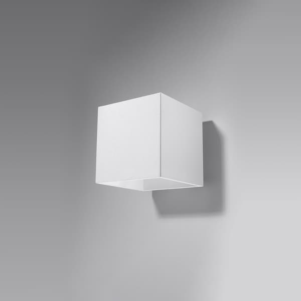 Vägglampa QUAD 1 vit