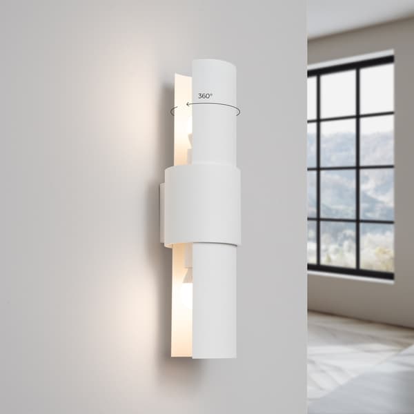 Vägglampa FLASH 2 vit