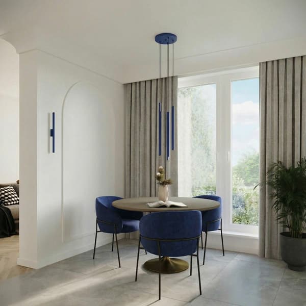 Vägglampa PASTELO 2 ultramarinblå