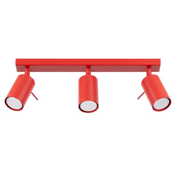 Taklampa RING 3L röd