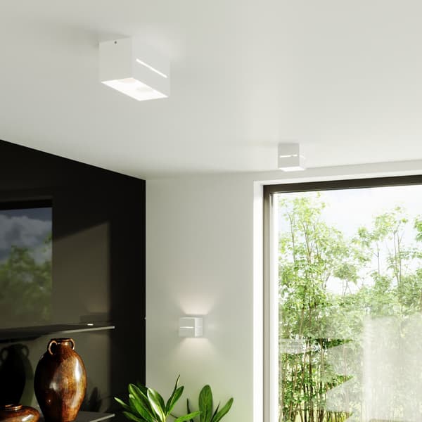 Vägglampa LOBO MAXI vit