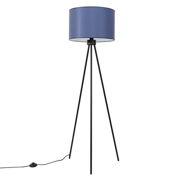Golvlampa NEVIA marinblå