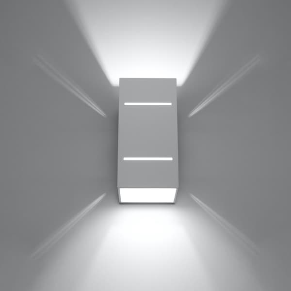 Vägglampa BLOCCO vit