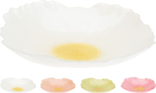 Skål Fat Blomma Glas 21 cm
