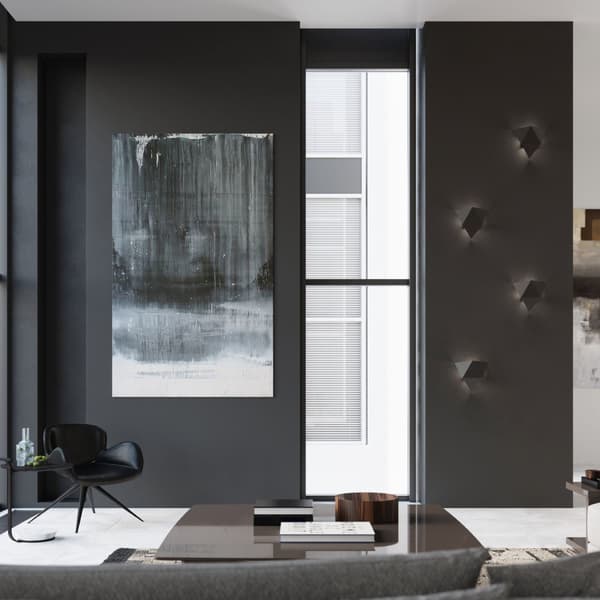 Vägglampa SOLIDO svart