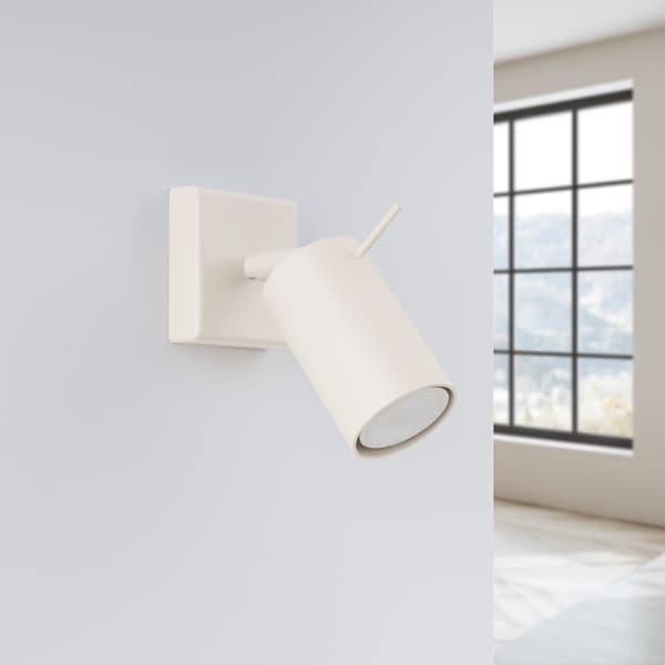 Vägglampa RING beige