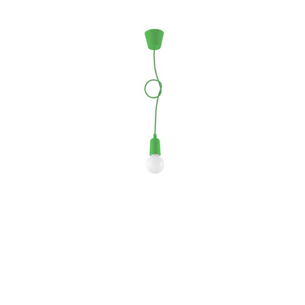 Pendel lampa DIEGO 1 grön