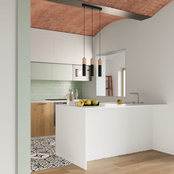 Pendel lampa PABLO 3 svart