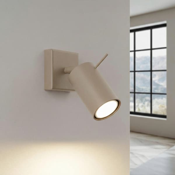 Vägglampa RING gråbrun