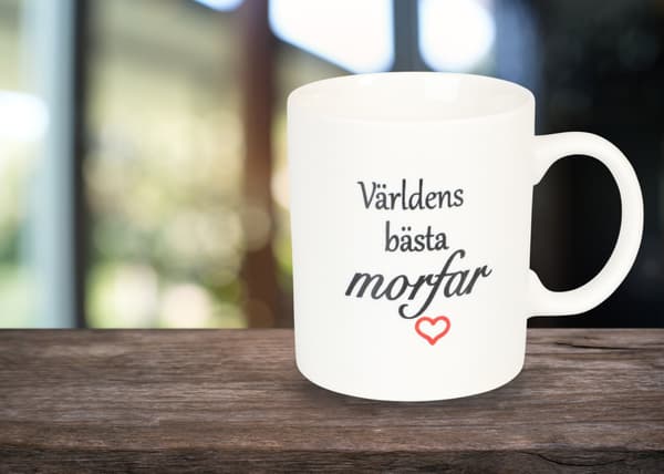 Mugg Världens bästa morfar