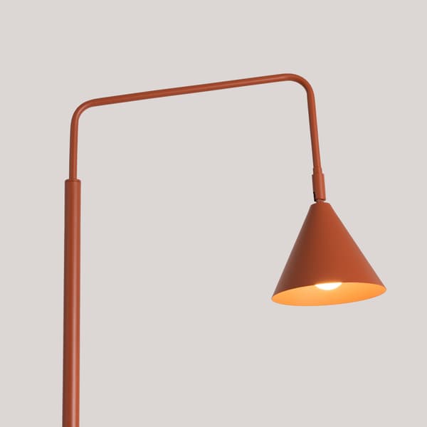 Golvlampa NOX röd ockra