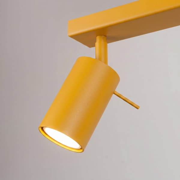 Taklampa RING 2 gul