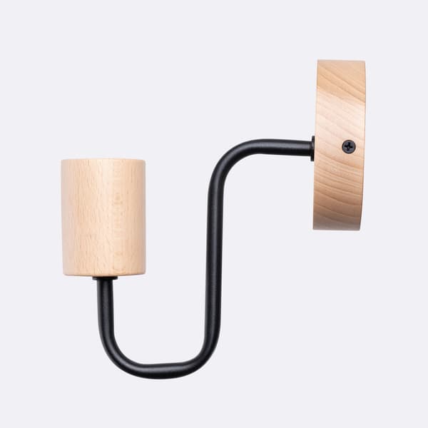 Vägglampa TIMBO svart