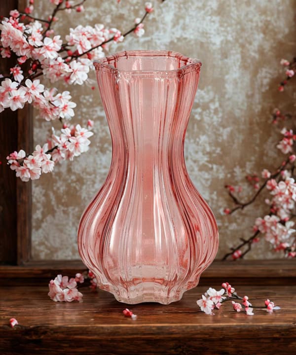 Vas Rosa Glas 20 cm