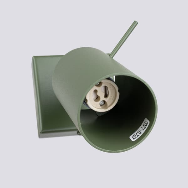Vägglampa RING olivgrön
