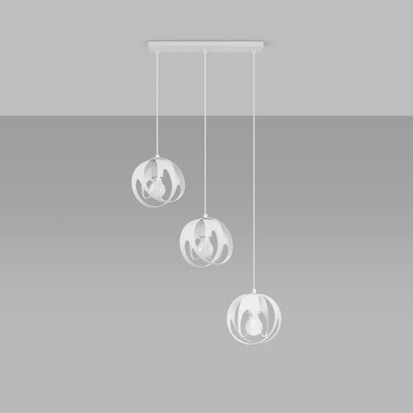 Pendel lampa TULOS 3L vit