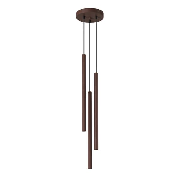 Pendellampa PASTELO 3P brun