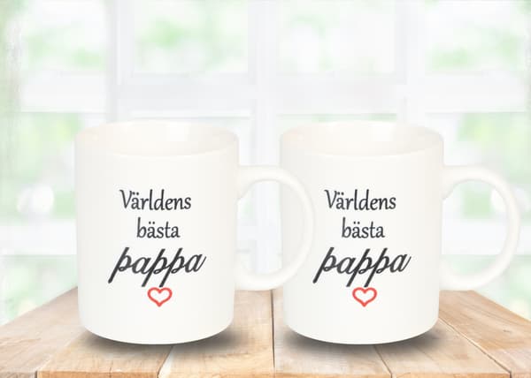 Mugg Världens bästa pappa