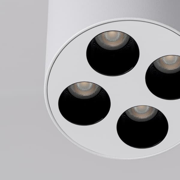 Taklampa ZOE vit LED