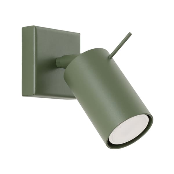 Vägglampa RING olivgrön