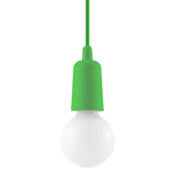 Pendel lampa DIEGO 1 grön