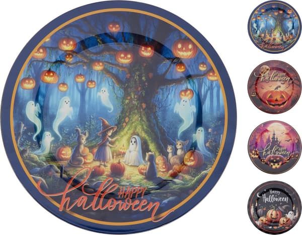 Undertallrik Fat Halloween Pumpa Glad 33 cm