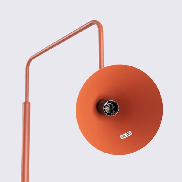 Golvlampa NOX röd ockra