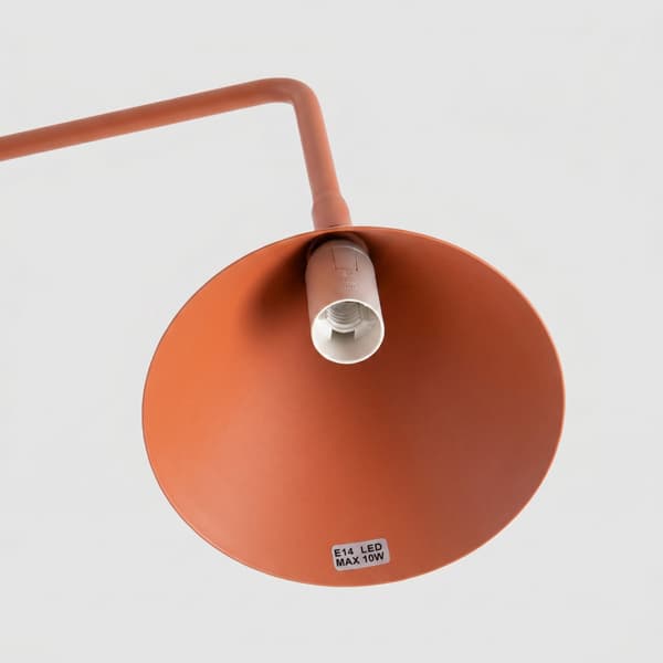 Bordslampa NOX röd ockra