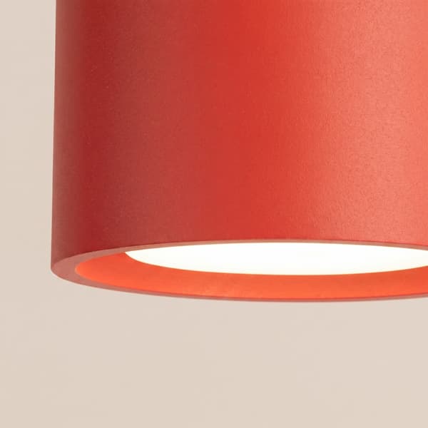 Taklampa MODO 1 röd Gx53
