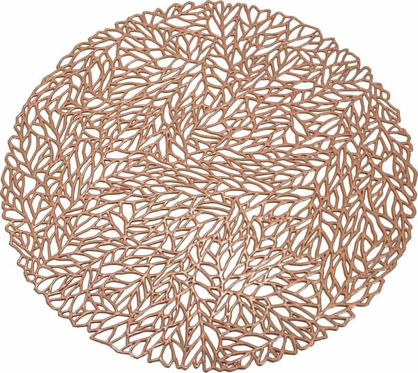 Underlägg Runt Silver 38 cm 4-pack