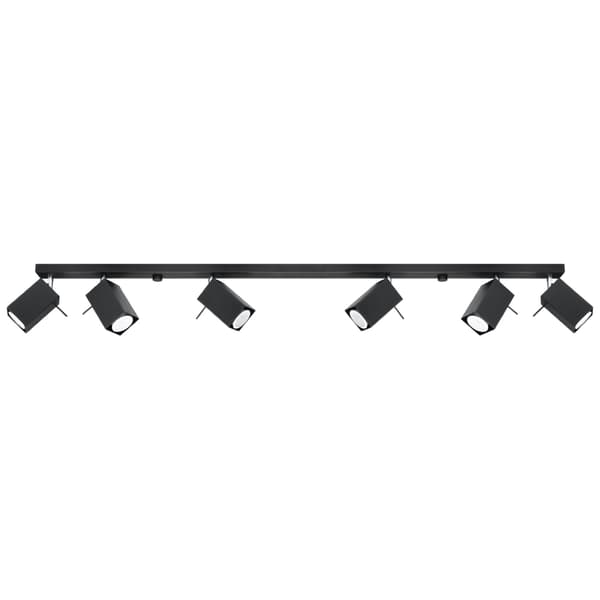 Taklampa MERIDA 6L svart