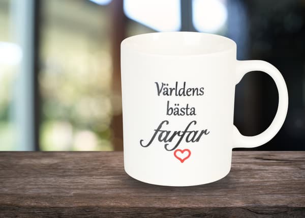 Mugg Världens bästa farfar