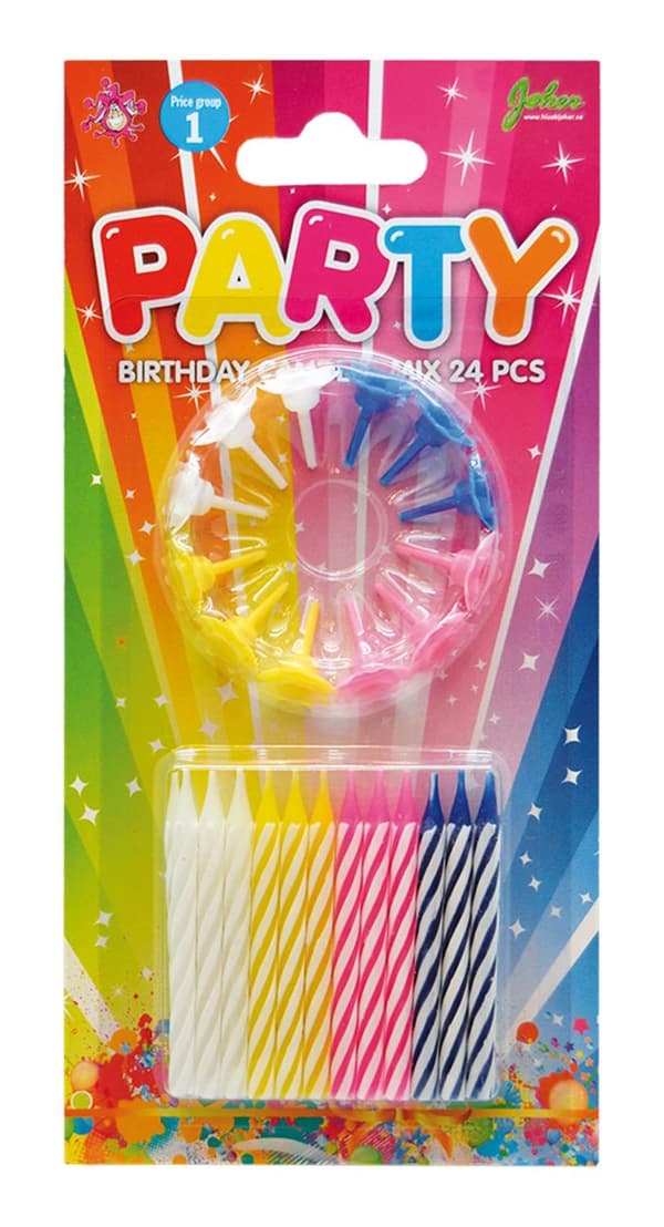 Ljus Tårtljus 24-pack