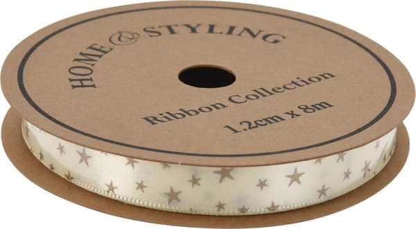 Band Textil Vitt Jul 8 meter