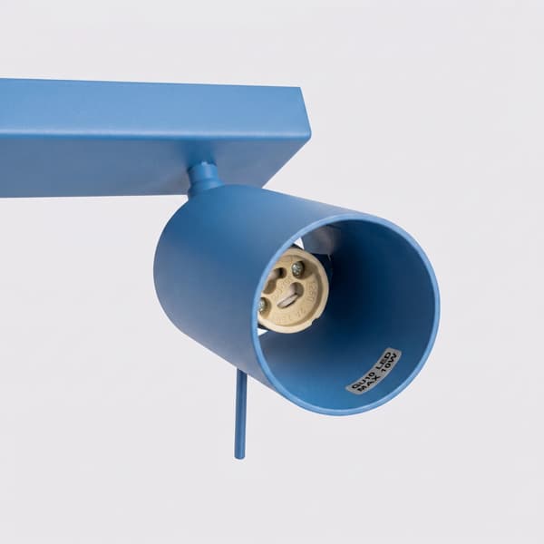Taklampa RING 6L azurblå