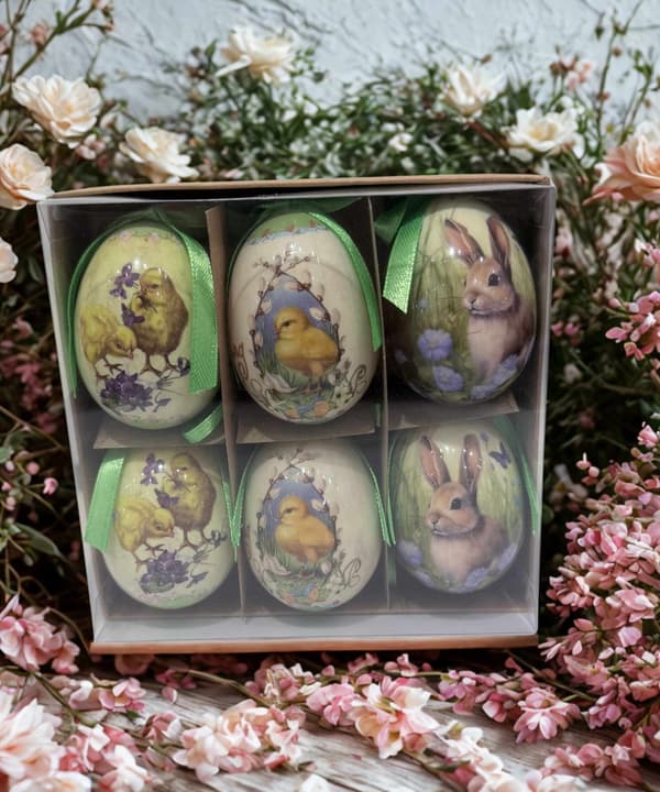 Påskägg 6-pack 6 cm