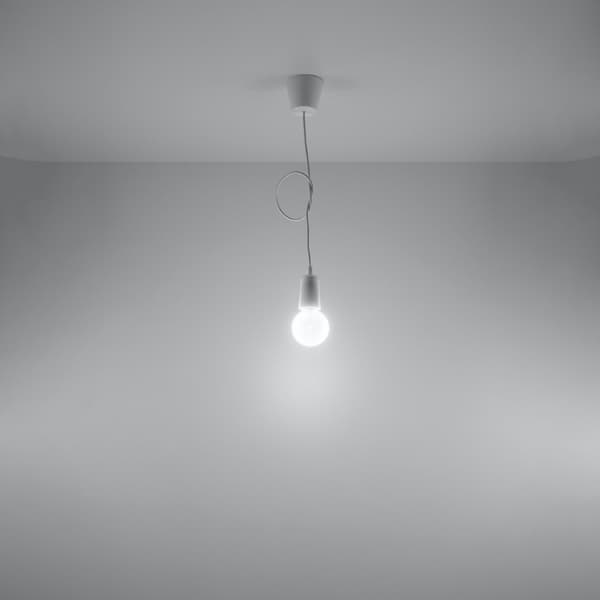 Pendel lampa DIEGO 1 vit