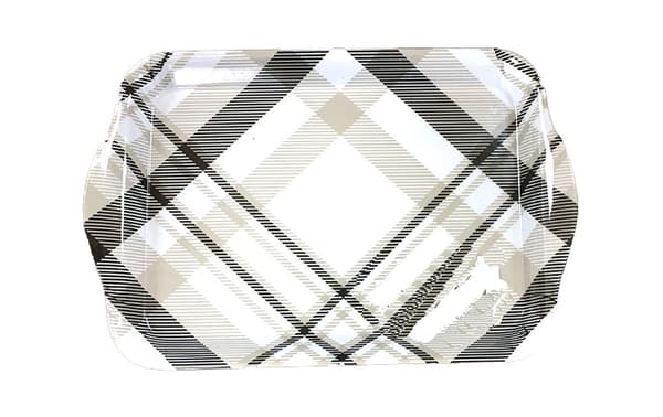 Bricka Rutig Melamin 36x26 cm