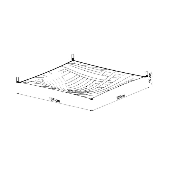Taklampa LUNA 2 vit