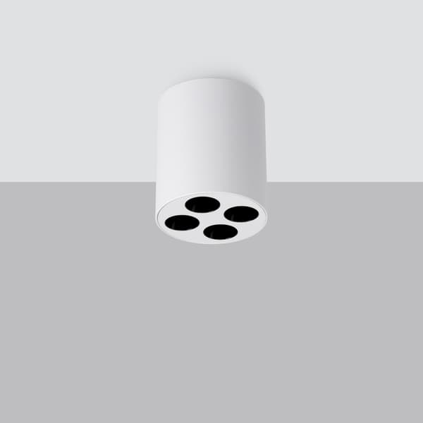 Taklampa ZOE vit LED