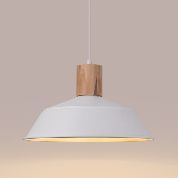 Pendellampa FANO vit