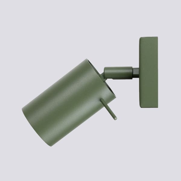 Vägglampa RING olivgrön