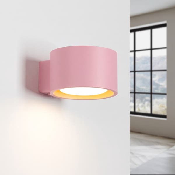 Vägglampa MODO 1 rosa Gx53
