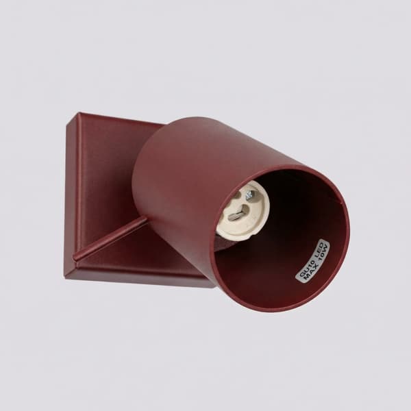 Vägglampa RING vinröd