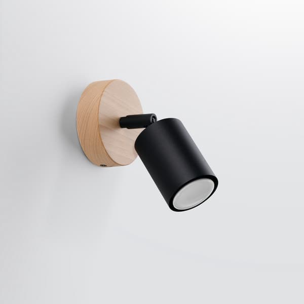 Vägglampa VERDO svart