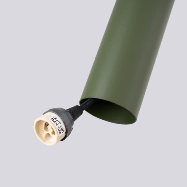 Taklampa LAGOS 3L olivgrön