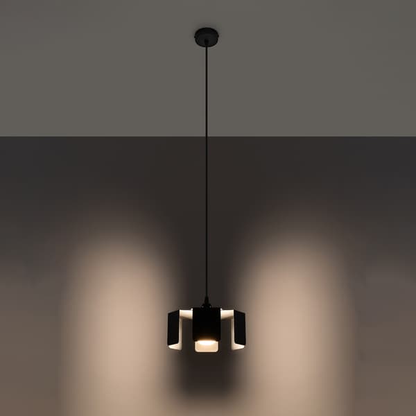 Pendel lampa TULIP svart