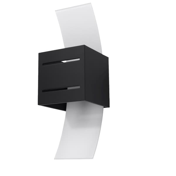 Vägglampa LORETO svart