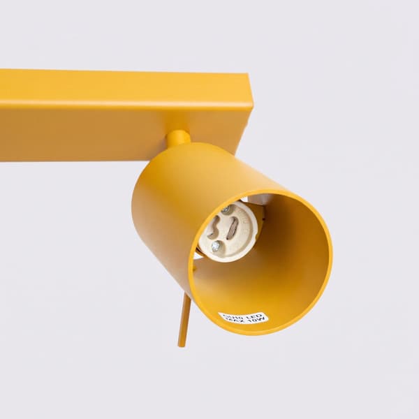 Taklampa RING 4L gul